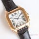 TW Factory Swiss Santos Cartier Men's Watch Rose Gold Leather Strap with Upgrade buckle (3)_th.jpg